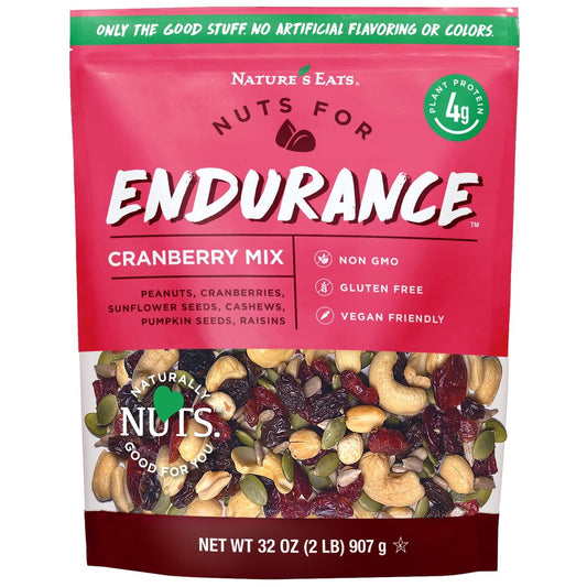 Nature's Eats Ausdauer Cranberry Mix – 32 Unzen (907 g) – Trockenfrüchte & Nüsse Snackmischung