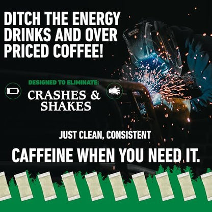 SMOKEY MOUNTAIN Koffeinhaltige Beutel – Wintergreen – Tabak- und Nikotinfrei – 5-Dosen-Box – 15 Beutel pro Dose