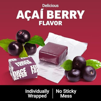 Force Factor Total Beets Soft Chews – Rote-Bete-Kaugummis mit Nitraten, L-Citrullin, Traubenkernextrakt und Antioxidantien – Gesunder Energie-Booster für Herz und Kreislauf, 60 Stück