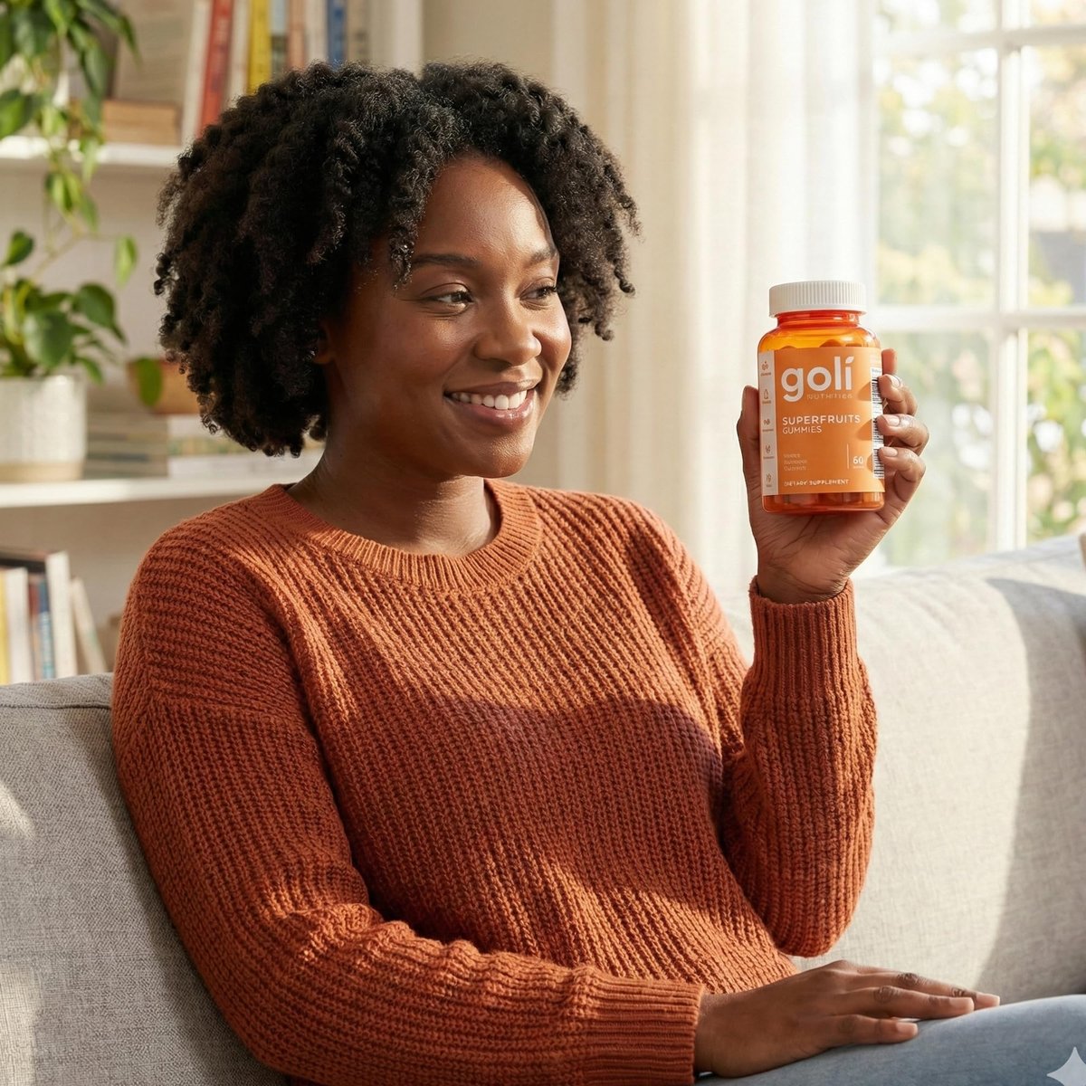 Goli Superfruits Beauty Gummies mit Bambus-Silizium – Vitamine A, C, E, Zink – Kollagen-Unterstützung mit Superfrucht-Mischung – Vegan, Non-GMO, Glutenfrei
