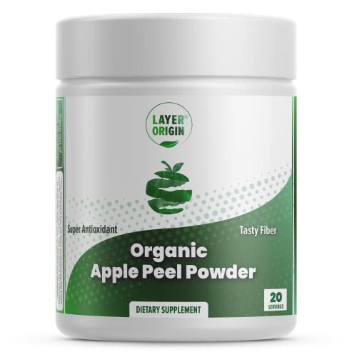 Layer Origin Bio Apfelschalenpulver – Fördert Akkermansia und Bifidobakterien – Präbiotikum