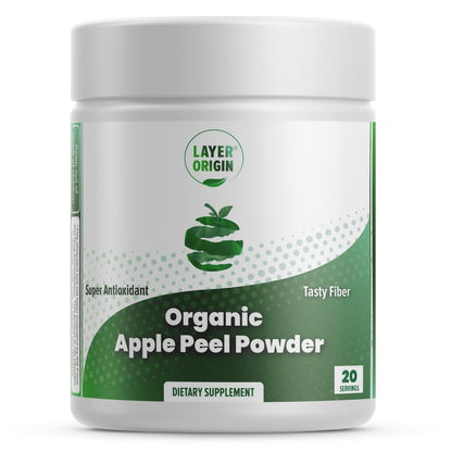 Layer Origin Bio Apfelschalenpulver – Fördert Akkermansia und Bifidobakterien – Präbiotikum