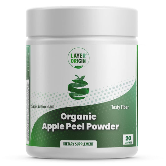 Layer Origin Bio Apfelschalenpulver – Fördert Akkermansia und Bifidobakterien – Präbiotikum