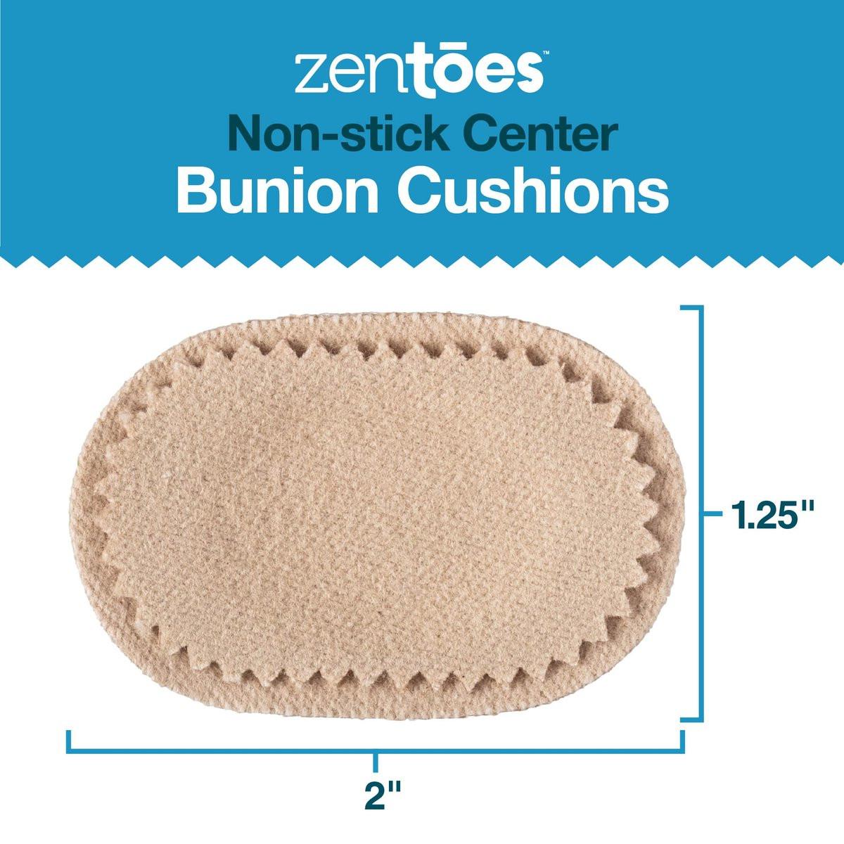ZenToes Ballenzehenpads zum Tragen mit Schuhen – Wasserdichte, weiche Ballenzehenpolster, atmungsaktive Klebepads für ganztägigen Komfort und Halt, 24 Stück