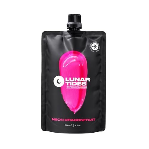 Lunar Tides Semi-Permanent Haarfarbe – Neon Dragonfruit (118 ml) – Lebendiges Pink für kreative Looks