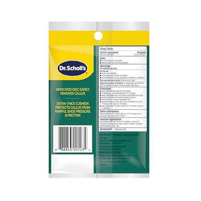Dr. Scholl's Extra Dicke Hornhautentferner, 4 Stück // Hilft, harte Hornhaut zu erweichen und polstert für ganztägige Schmerzlinderung