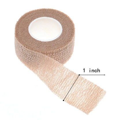 Selbstklebende elastische Bandage - Packung mit 8 Rollen 2,5 cm x 4,5 m dehnbarer selbsthaftender Kohäsionswickelverband Erste-Hilfe-Tape für Sport, Handgelenk, Knöchel (Hautfarben)