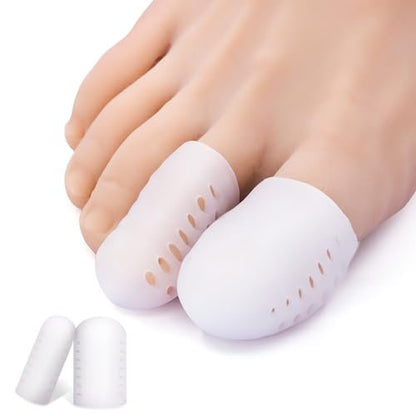 Niupiour Gel Zehenschützer, 14er-Pack Atmungsaktive Zehenkappen, Große Zehenschützer für Männer und Frauen, Zehenhülsen bei eingewachsenen Zehennägeln, Hühneraugen, Blasen, Hornhaut, Zehenpolster zur Fußschmerzlinderung