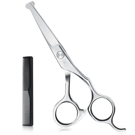 K KaCaKaCa 6,1 Zoll Haarschneideschere für Kinder – Sicher abgerundete Spitzen, professionelle Haarschneideschere für Babys, Kleinkinder, Kinder, Frauen und Männer, Friseur, Salon und Zuhause