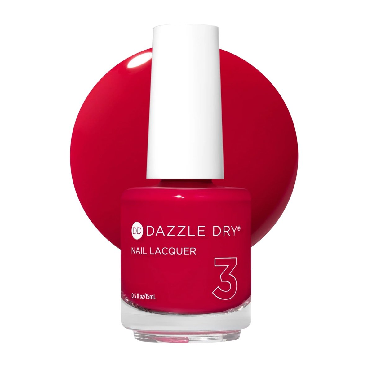 Dazzle Dry Nagellack (Schritt 3) - The Duchess - Leuchtendes Erdbeerrosa, Volldeckungscreme (0,5 fl oz)