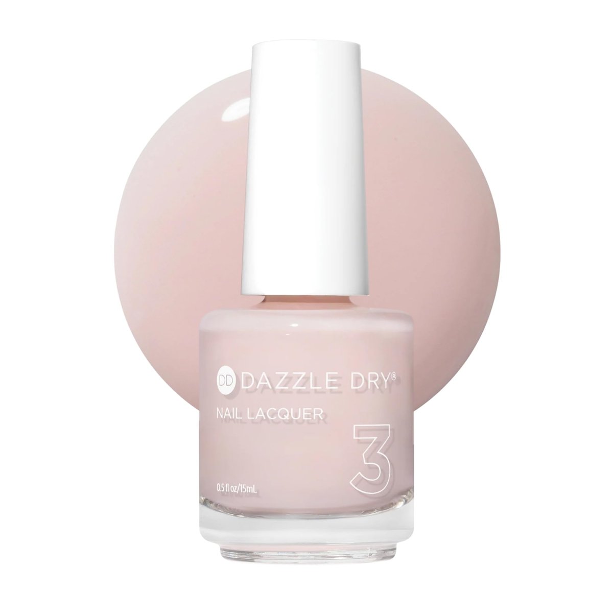 Dazzle Dry Nagellack (Schritt 3) - Strawberry Macaron - Halbtransparentes Erdbeer-Rosa mit Lavendel-Untertönen (0,5 fl oz)