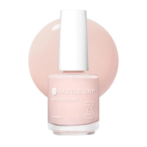 Dazzle Dry Nagellack (Schritt 3) - Not Quite Nude - Ein pfirsich-cremefarbener Nude-Ton mit voller Deckkraft (0,5 fl oz)