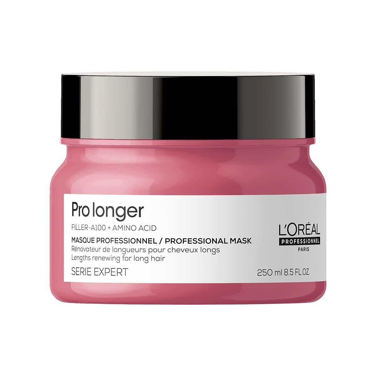 L'Oréal Professionnel Paris Pro Longer Maske – Reduziert Haarbruch und Spliss für feines Haar, verleiht Geschmeidigkeit und Glanz