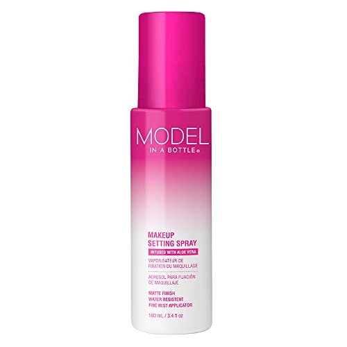 Model in a Bottle Original Setting Spray – Makeup Primer & Finishing Spray für mattes Finish, 100 ml