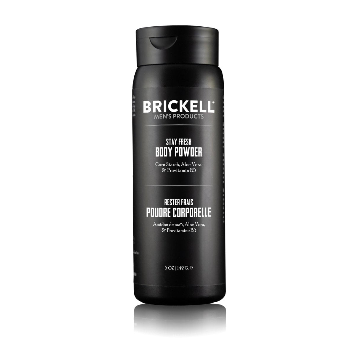 Brickell Herrenprodukte Stay Fresh Körperpuder für Männer, natürlich und biologisch, talkumfrei, absorbiert Schweiß, hält die Haut trocken, unparfümiert, 142 g