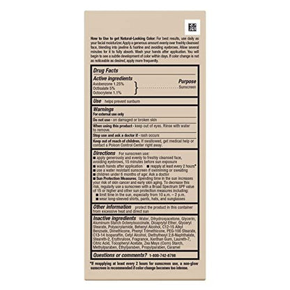 Jergens Natural Glow Gesicht Selbstbräuner Lotion mit SPF 20, für helle bis mittlere Hauttöne, täglicher Sonnenschutz, ölfrei, Breitspektrum UVA/UVB Schutz, 2er Pack (2 x 59 ml)