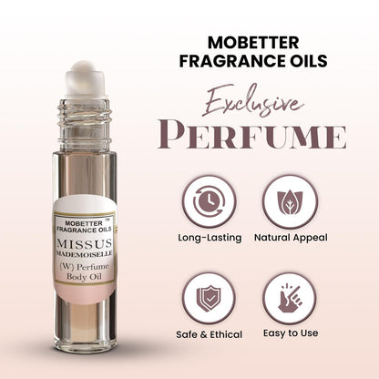 MOBETTER FRAGRANCE OILS Missus Mademoiselle Parfüm Körperöl für Frauen - 0,33 Fl Oz