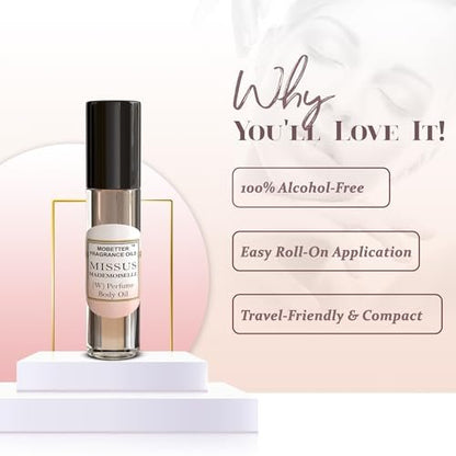 MOBETTER FRAGRANCE OILS Missus Mademoiselle Parfüm Körperöl für Frauen - 0,33 Fl Oz