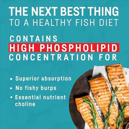 Kori Krill Oil Omega 3 – Hochabsorbierendes Krillöl mit EPA & DHA, 600 mg, 60 Softgels