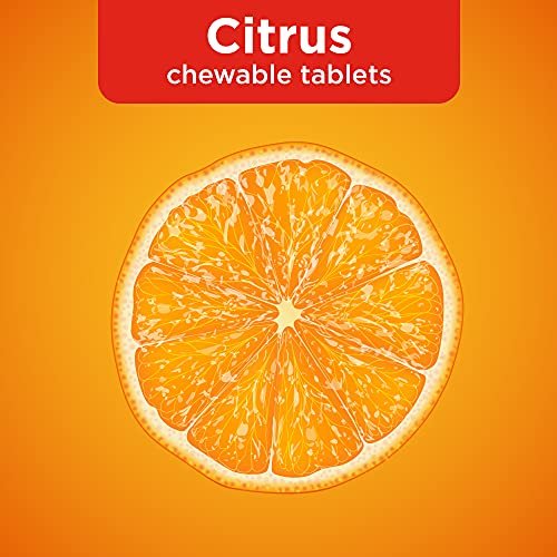 Immununterstützung mit Vitamin D und Antioxidantien – Citrus Kaugummitabletten, 32 Stück