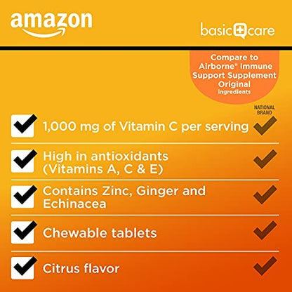 Immununterstützung mit Vitamin D und Antioxidantien – Citrus Kaugummitabletten, 32 Stück