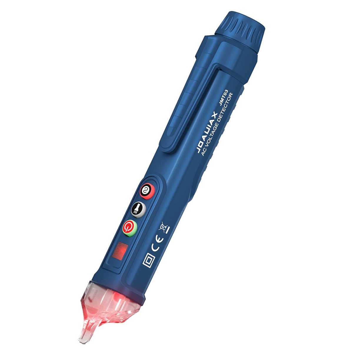 Spannungsprüfer ohne Kontakt, Elektrischer Spannungsdetektor Stift Null-/Phasenprüfer Unterbrechungspunktfinder Spannungsmessgerät Dualbereich AC 12V/48V-1000V