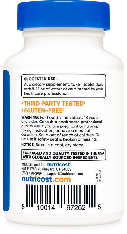 Nutricost Kelp Tabletten, 325mcg Jod, 240 Tabletten – Nicht-GVO, Glutenfrei
