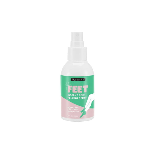 Freeman Flirty Feet Instant Fuß-Peeling-Spray – Exfolierende Fußmaske für weiche, geschmeidige Füße, entfernt abgestorbene Haut, feuchtigkeitsspendend, 118 ml