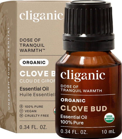 Cliganic Bio Nelkenknospen Öl, 100% rein natürlich für Aromatherapie | Non-GMO verifiziert