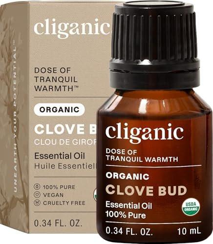 Cliganic Bio Nelkenknospen Öl, 100% rein natürlich für Aromatherapie | Non-GMO verifiziert