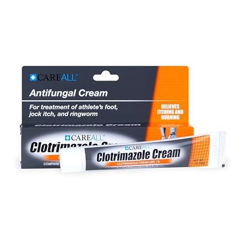 CareAll Clotrimazol Antimykotische Creme 1% USP - 28,3 g gegen Fußpilz, Jock Juckreiz und Ringelflechte