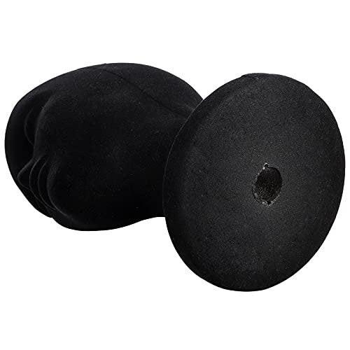 Foraineam 2er-Pack Schwarze Schaumstoff-Perückenkopf, 30 cm Weiblicher Manikin-Schaumkopf, Perückenhalter für Hüte, Brillen, Stirnbänder, Haarverlängerungen