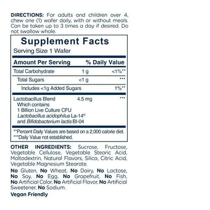 American Health Acidophilus Kautabletten, 1 Milliarde lebende Kulturen, nützliche Bakterien für Verdauungs- und Immunsystem, Erdbeergeschmack, 60 Stück