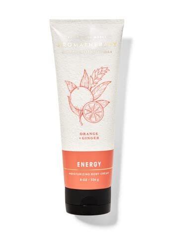 Bath & Body Works Aromatherapie Energie Körpercreme – Orange & Ingwer, 236 ml