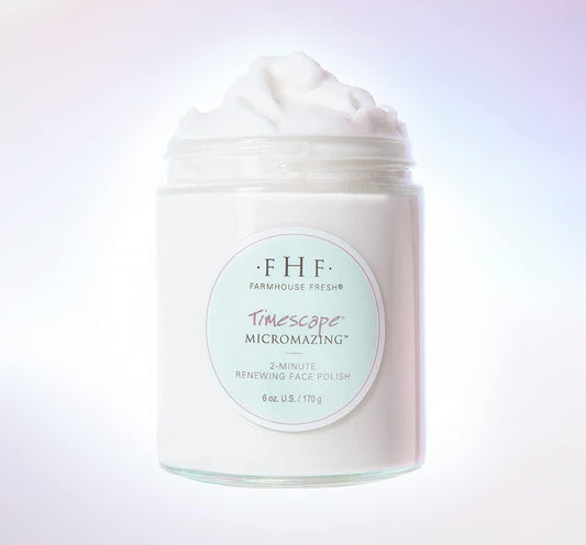 FarmHouse Fresh Timescape Micromazing Facial Polish – Sanfter, pflanzlicher Gesichtspeeling mit Gurkenextrakt, 177 ml