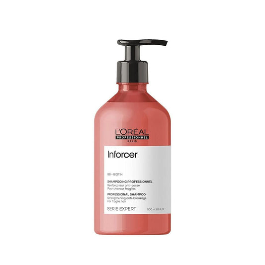 L'Oréal Professionnel Paris Inforcer Stärkendes Shampoo – Bruchschutz & Geschmeidigkeit für schwaches, brüchiges & geschädigtes Haar mit Biotin