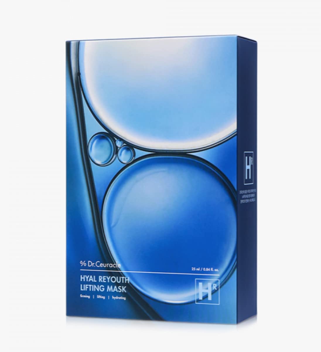Dr. Ceuracle Hyal Reyouth Lifting Mask (10 Masken) - Feuchtigkeitsspendende Blattmaske für trockene Haut, langanhaltende Hydratation