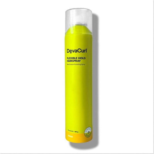 DevaCurl Flexible Hold Hairspray Non-Crunch Finishing Styler, Bright Breeze, 10 fl. oz