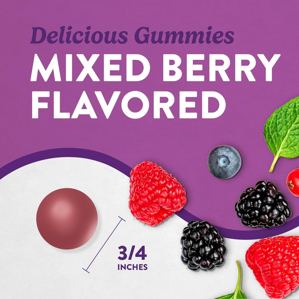 Nature's Truth Melatonin Gummis | 1 mg | 60 Stück | gemischter Beerengeschmack | Vegan, Non-GMO & Glutenfrei