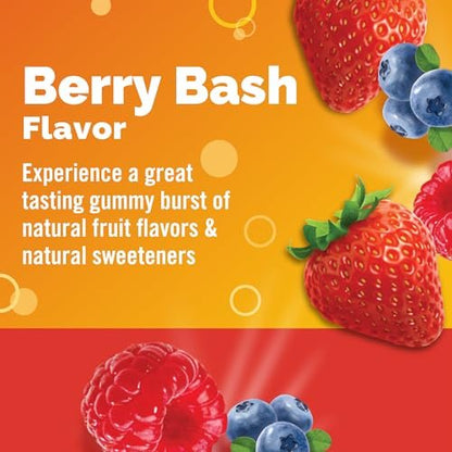 Emergen-C Kidz Daily Immune Support Gummis mit Vitamin C und B-Vitaminen, Berry Bash Geschmack, 44 Stück