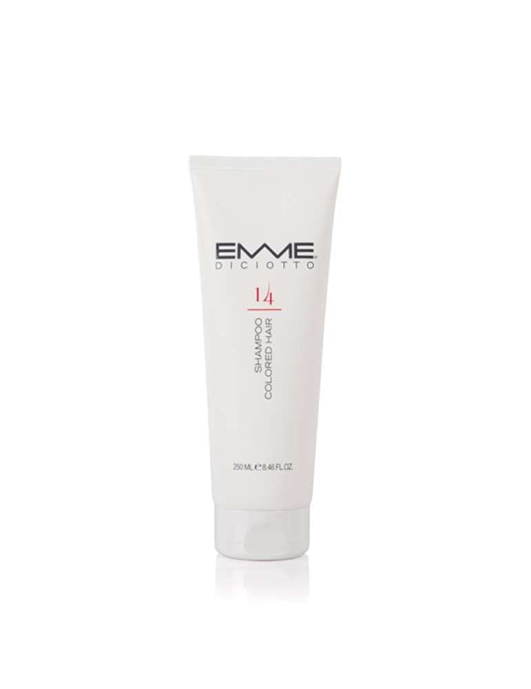 EMME DICIOTTO 14 Shampoo für coloriertes Haar 250 ml | Farbschutz & Pflege