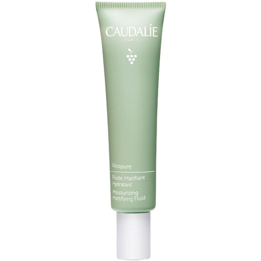 Caudalie Vinopure Oil Control Feuchtigkeitscreme, Mattierender & Hydratisierender Gesichtscreme - 40 ml