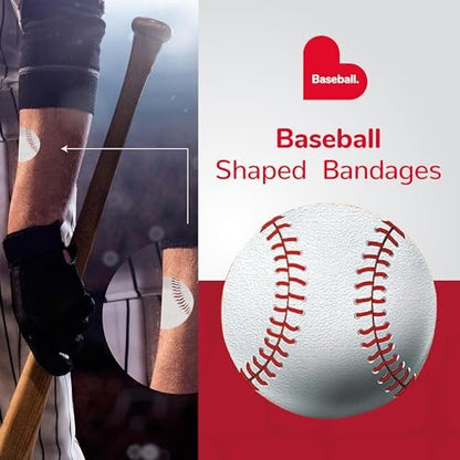 BioSwiss Baseball-förmige selbstklebende Pflaster, 24 Stück, Latexfrei, Sterile Wundversorgung
