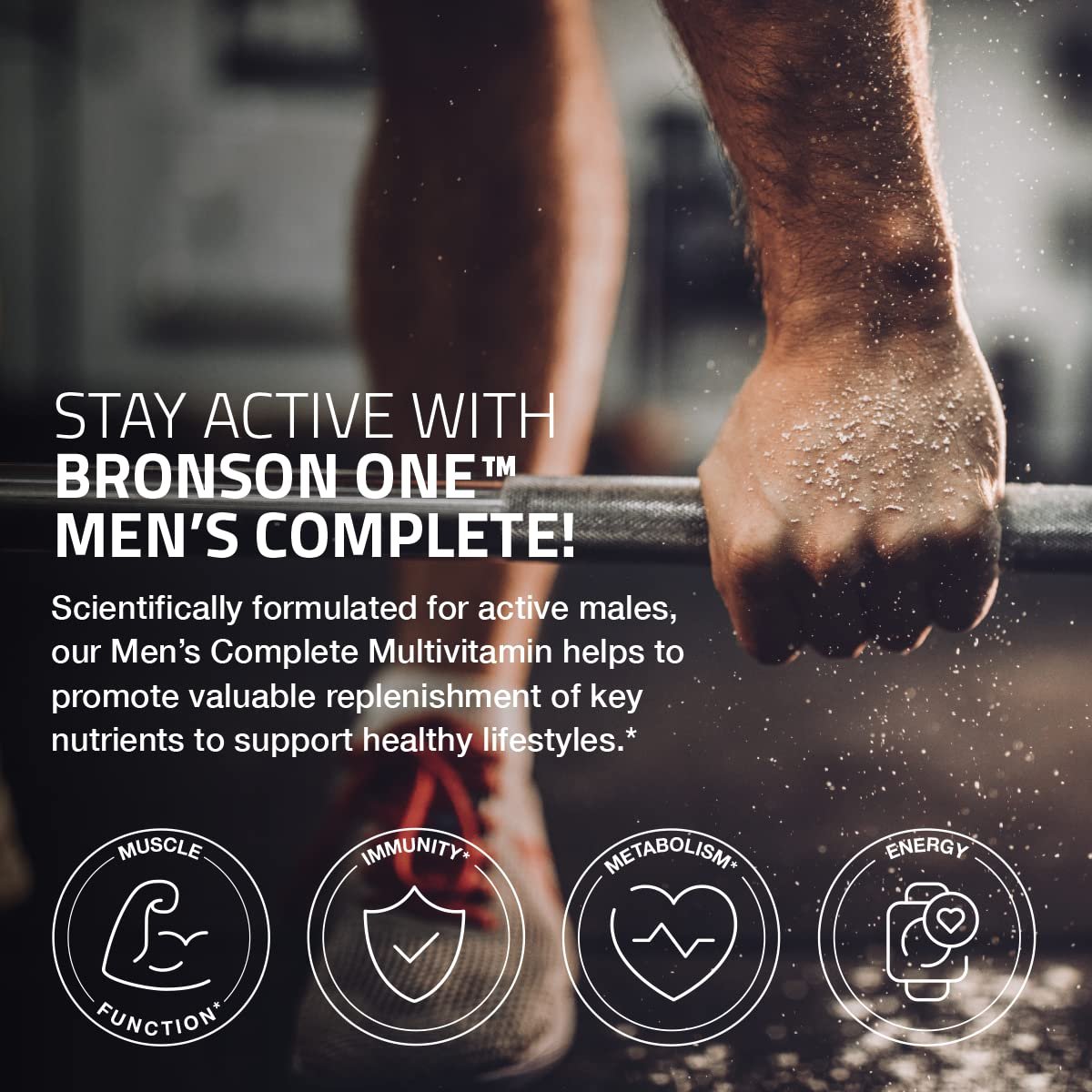 Bronson ONE Daily Men’s Complete Multivitamin Multimineral Once-Daily Multi für aktive Männer, 180 Tabletten