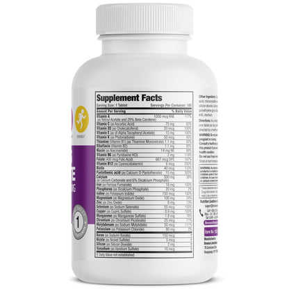 Bronson ONE Daily Frauen Multivitamin Komplett – Tägliches Multimineral für aktive Frauen, 180 Tabletten