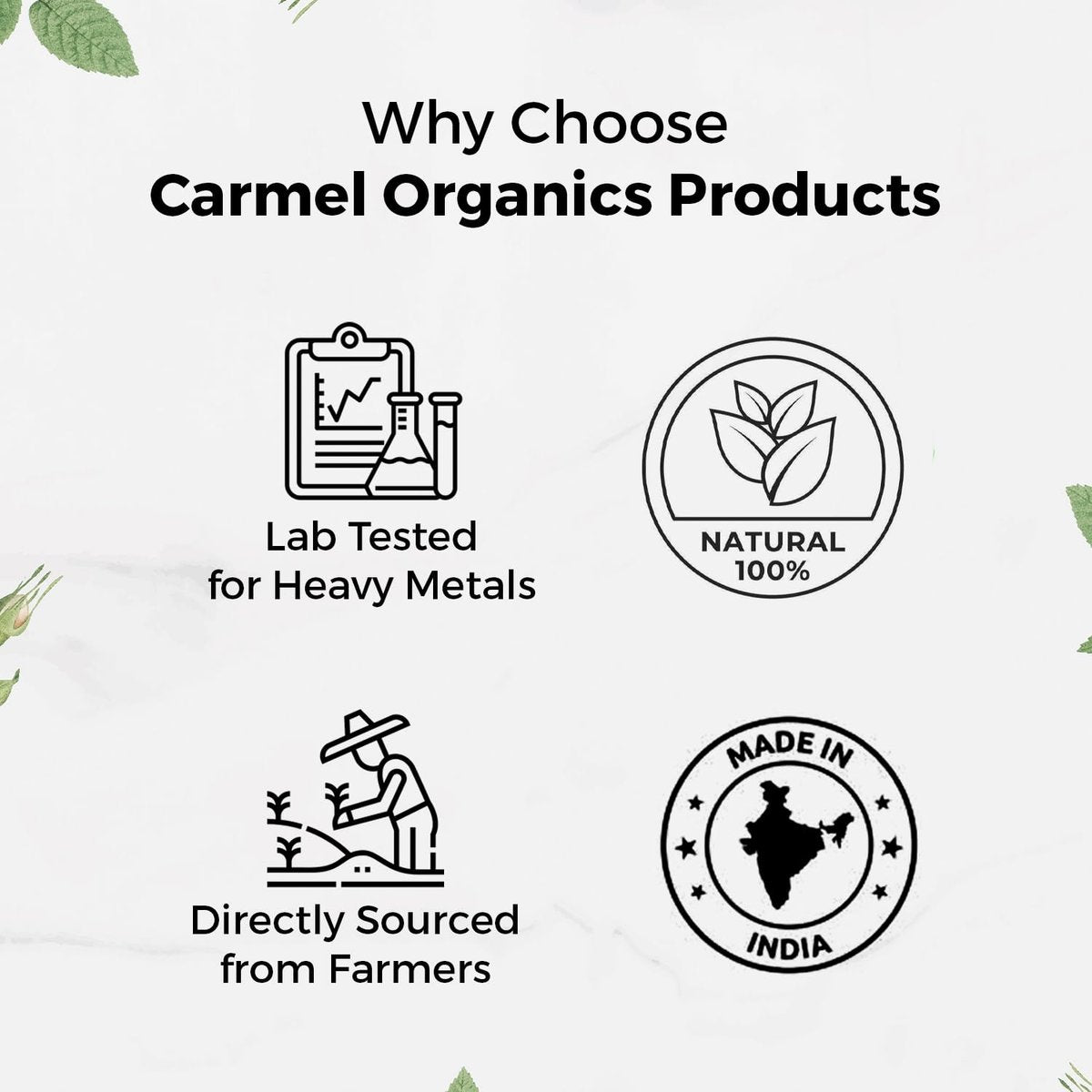 CARMEL ORGANICS Bacopa Monnieri / Brahmi Pulver – 227 g (8 Unzen) – Reines & natürliches Bacopa-Pulver, Non-GMO, ohne Zusatzstoffe