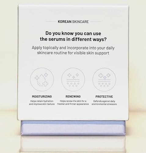BRÜUN Advance Microneedling Korean Serum - Set mit 4 verschiedenen Booster-Ampullen für Gesicht und Körper (AC + SC + SD + HY Control Serums) – Verwendung mit oder ohne Dr. Pen