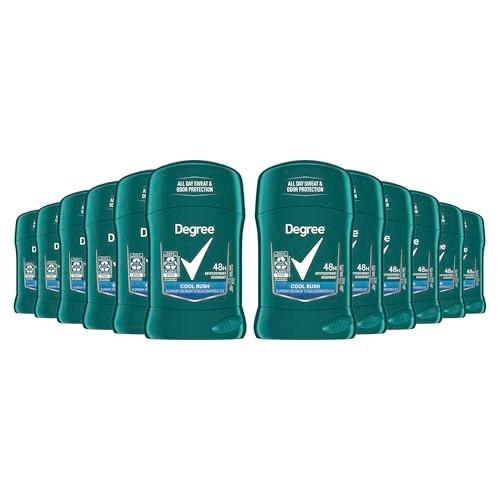 Degree Men Original Protection Antiperspirant Deodorant Cool Rush – 12er-Pack 48-Stunden-Schutz gegen Schweiß und Geruch (1,7 oz)
