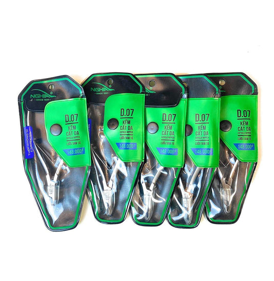 5er-Pack Nghia Edelstahl Nagelhautzange C-07 (ehemals D-07) Backe 16