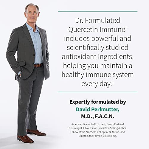 Garden of Life Quercetin Täglich – Immunsystem-Unterstützung mit Vitamin C, D & Probiotika – Dr. Formuliert – 30 Tabletten